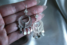 Load image into Gallery viewer, Filigree Chandelier Earrings (small)

