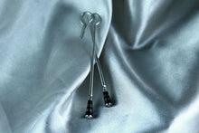 Load image into Gallery viewer, Long Pendulum with Ebony Earrings

