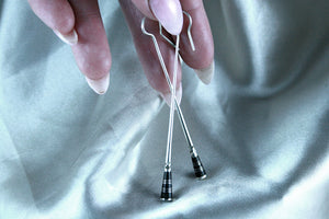 Long Pendulum with Ebony Earrings
